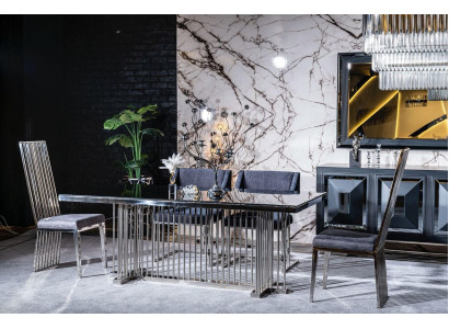 Mesa y 4 sillas para el comedor Conjunto de comedor Conjunto de mesa y sillas Silla