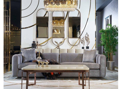 Lujo conjunto de muebles de 2 piezas, sofá de 3 plazas, mesa de centro, sofá, sofás, sillón, nuevo.