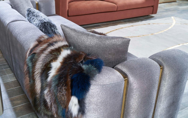 Lujo conjunto de muebles de 2 piezas, sofá de 3 plazas, mesa de centro, sofá, sofás, sillón, nuevo.