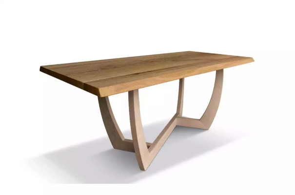 Comedor mesa de comedor 180 cm madera mesa de cocina mesa 90x180 marrón moderno