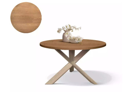 Alrededor de la mesa de cocina, mesa de café, color marrón, estilo moderno, madera, 140 cm.