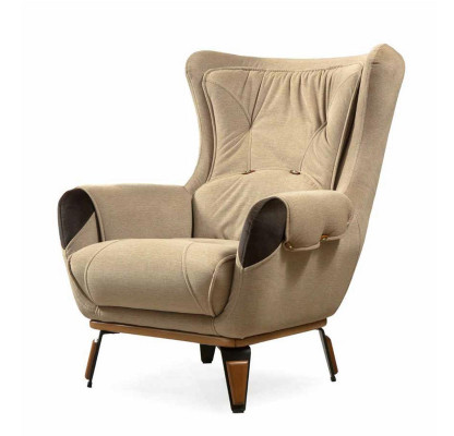 Sofá de 3 plazas diseño sillón tapizado asiento diseño clásico sala de estar.