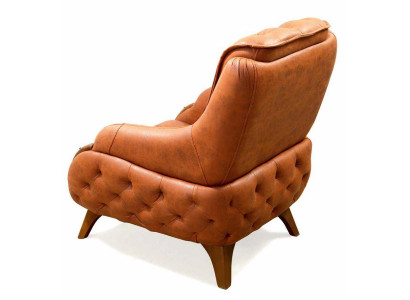 Sillón asiento Diseño moderno Sala de estar Tapizado Individual Relajante Estilo