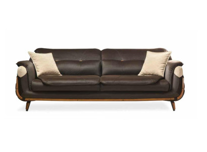 Sofá Sala de estar Muebles Sofá de tres plazas Sofás Clásico Tela de lujo