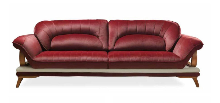 Juego de salón de lujo con sofá de 3 plazas + 3 plazas + 1 plaza y 3 piezas de sillas.