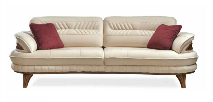 Sofá de lujo para salón 3+3+1 asientos Sofa Sofás Sillón Diseño