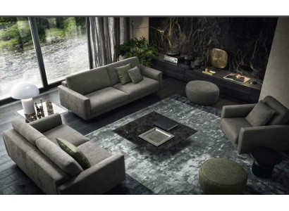 Sofá 3 plazas Moderno de madera diseño exclusivo conjunto de muebles sofá.