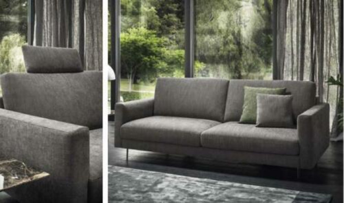 Sofá 3 plazas Moderno de madera diseño exclusivo conjunto de muebles sofá.