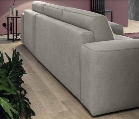 Muebles de salón esquineros sofá sofá tapizado Alfitalia sofá esquinero tela en forma de L