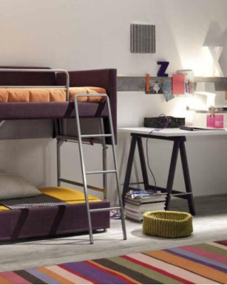 Sofá cama litera sofás litera doble camas sofás multifunción sofá de tres plazas