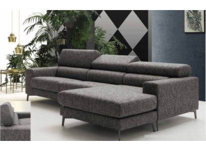 Diseño de sala de estar moderno de lujo con esquina acolchada de tela y madera Sofá en forma de L alfitalia