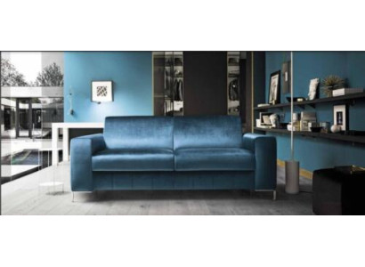 Diseño sofá de tres plazas tapizado sofá de tres plazas muebles de sala de estar Italia muebles