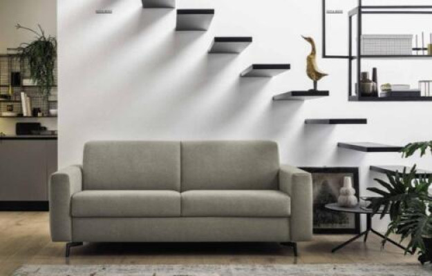 Sofá de tres plazas de tela, sofá modular, sofá lounge, sofá tapizado - Italia.