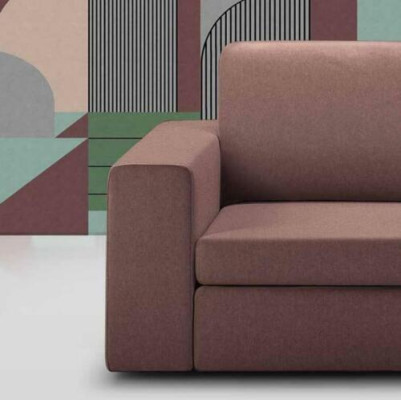 Sofá de lujo sofá de tela sofá de 4 plazas de sala de estar sofás textiles alfitalia