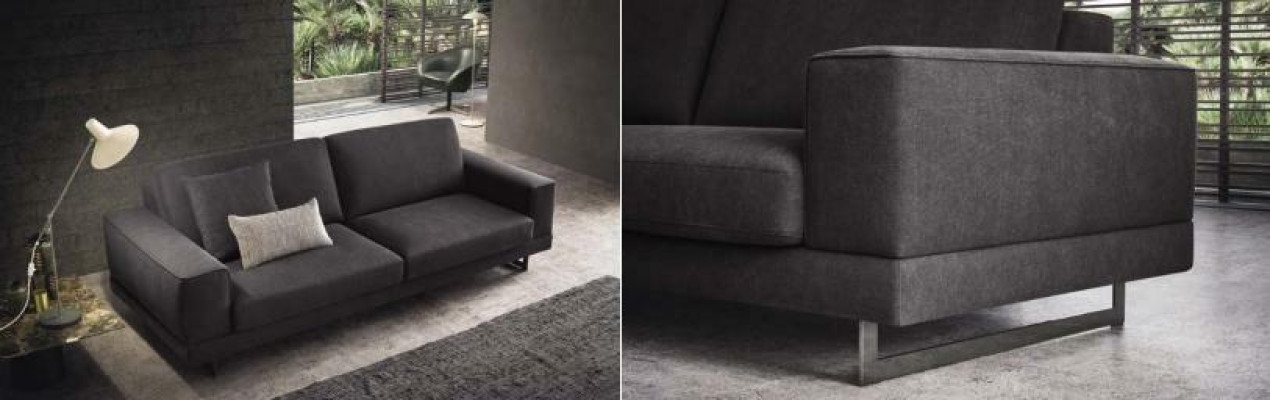 Salas de estar de lujo Sofás Sofá de 3 plazas Sofá moderno Muebles italianos Alfitalia