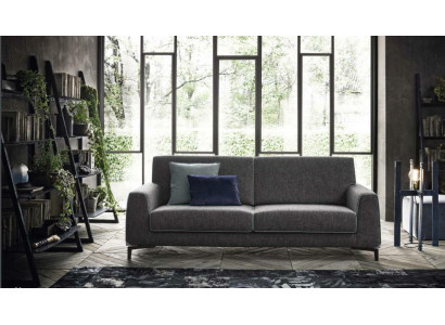 Diseño Sofá Gris 3 Plazas Moderno Tela Sofá Sofás de Tela de Lujo Alfitalia