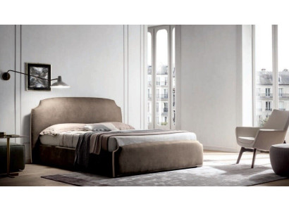 Lujo dormitorio doble camas textiles 200x200 cama cama tapizada muebles de Italia