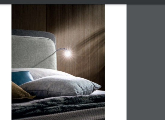 Camas de hotel dobles Dormitorio Textiles Cama Tela Diseño de lujo en Madera Italia