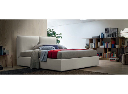 Camas dobles acolchadas de diseño de madera lujo cama dormitorio textil italiano