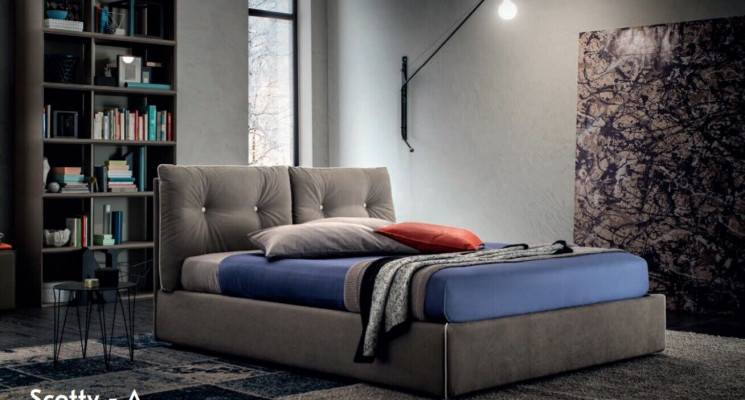 Camas dobles de diseño de madera 180x200cm Nueva cama de lujo para dormitorio Textil Tapizado