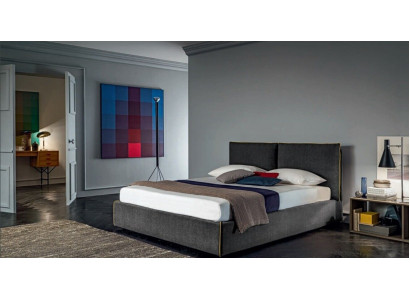 Lujo tapizado tela diseño cama dormitorio camas 180x200 cm textil hotel