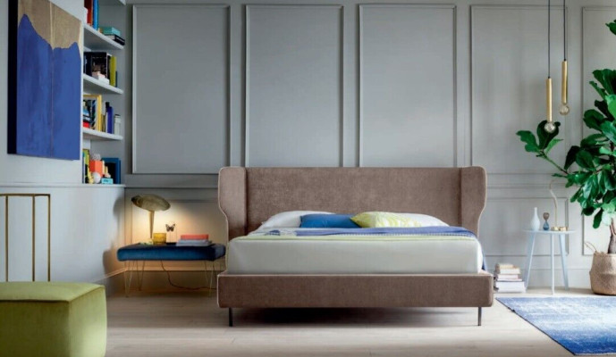 Diseño de cama de lujo de dormitorio cama de madera camas 180x200cm camas dobles Hotel