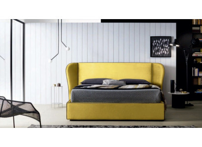 Muebles Diseño de tela Mobiliario Cama tapizada Marco Cama Lujo Cama Hotel Real