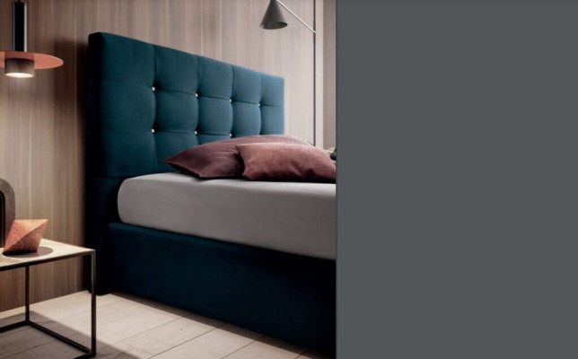Diseño de camas dormitorio textil 180x200cm cama acolchada de lujo doble hotel nueva