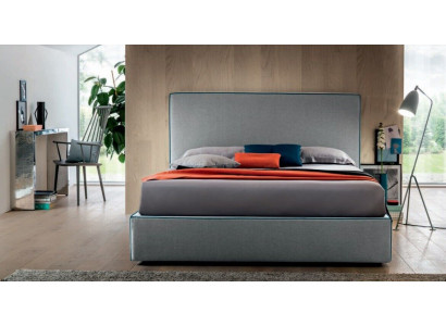 Camas de lujo Textil Hotel Tapicería Textil Italia Diseñador Cama Dormitorio
