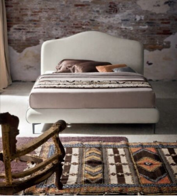 Cama de hotel diseño textil cama doble Italia estructura camas lujo dormitorio