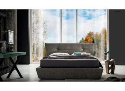 Diseñador Cama Dormitorio Cuero Textil Hotel Lujo Terciopelo Acolchado