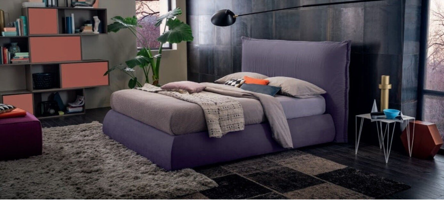 Cama de diseñador 120x200 cm, cama tapizada de diseñador, cama, camas, cama doble, cama matrimonial, nueva.