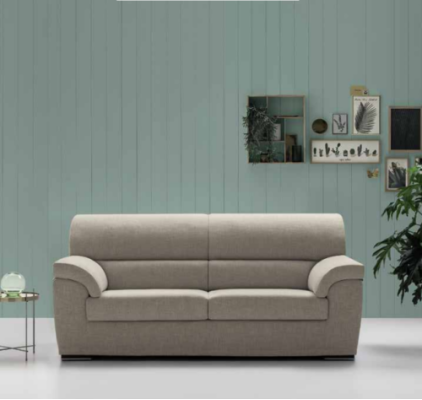 Sofá de diseño de la colección Club Lounge de ALfitalia de dos plazas en tela.