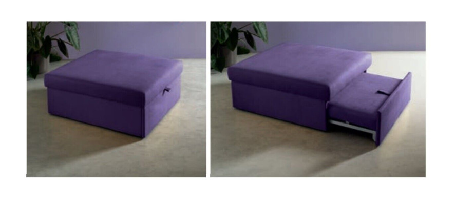 Taburete Diseño Tapizado Reposapiés Otomana Asiento Textil Sillón Club Salón Pufa