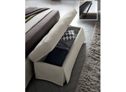 Diseño moderno de taburete Banco de estar dormir Hocker Habitación Acolchado Textil Tela