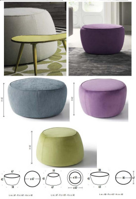 Taburete Taburete Taburete Puff Taburete Taburete Reposapiés Otomana Terciopelo 50x67m Textil