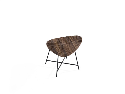 Mesa de centro de lujo para la sala de estar con tapa tallada