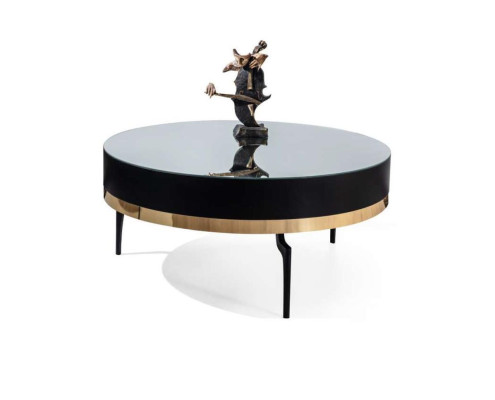 Mesa de centro de diseño de lujo, mesa de café auxiliar para sala de estar.