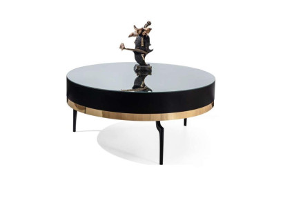 Mesa de centro de diseño de lujo, mesa de café auxiliar para sala de estar.