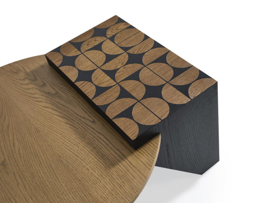 Mesa de centro de madera Mesa de sala de estar Muebles Diseño Mesa Lujo Mobiliario