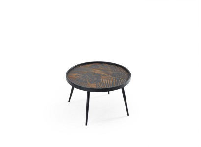 Mesa auxiliar de diseñador para sala de estar, mesa de centro, mesa redonda de diseñador de lujo.