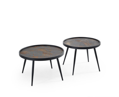 Mesa auxiliar de diseñador para sala de estar, mesa de centro, mesa redonda de diseñador de lujo.