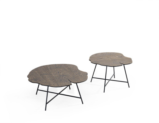 Mesas auxiliares de mesa de café Mesa de centro Sala de estar Juego de 3 piezas Moderno Lujo