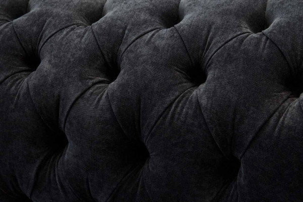 Sofá de diseño 4 plazas tapizado lujo clásico textil sofás Chesterfield.