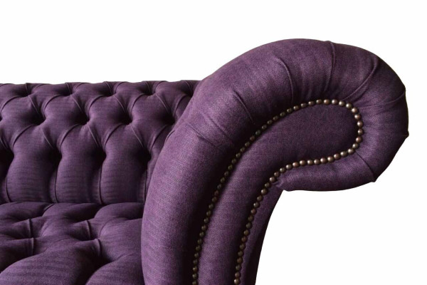 Sofá Chesterfield de 3 plazas, sofá de tela, sofá, tapicería, asiento de 3 plazas, nuevo.