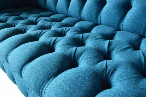 Sofá Chesterfield Couch Tapizado Diseñador 3 plazas Sofás Nuevos Tres plazas