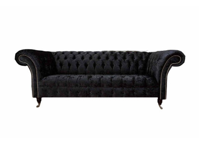 Sofá de lujo textil Chesterfield Sofás Tapizados de dos plazas