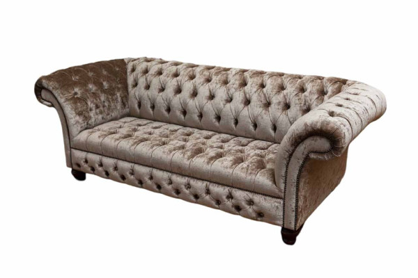 Sofá Chesterfield de 3 plazas diseño acolchado sofás modernos de tres plazas.