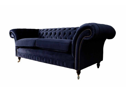 Chesterfield sofá de 3 plazas tapizado diseño sofá 3 plazas muebles