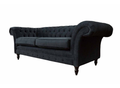 Chesterfield rosa nuevo sofá de tela de tres plazas, diseño de sofá tapizado nuevo.